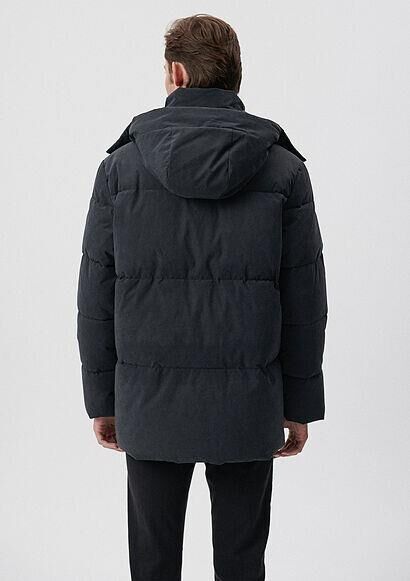 MAVİ ERKEK KAPÜŞONLU PARKA  Kuzgun 0110243-70499