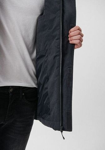 MAVİ ERKEK KAPÜŞONLU PARKA  Kuzgun 0110243-70499