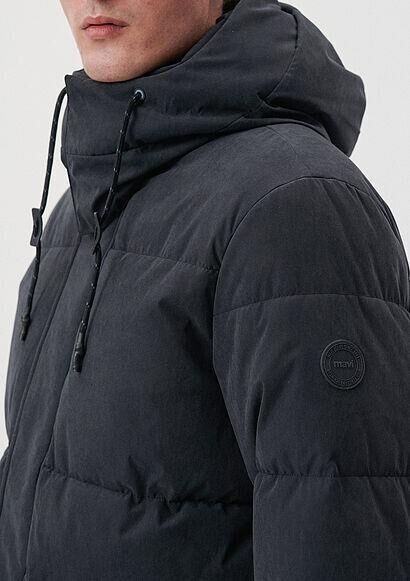 MAVİ ERKEK KAPÜŞONLU PARKA  Kuzgun 0110243-70499