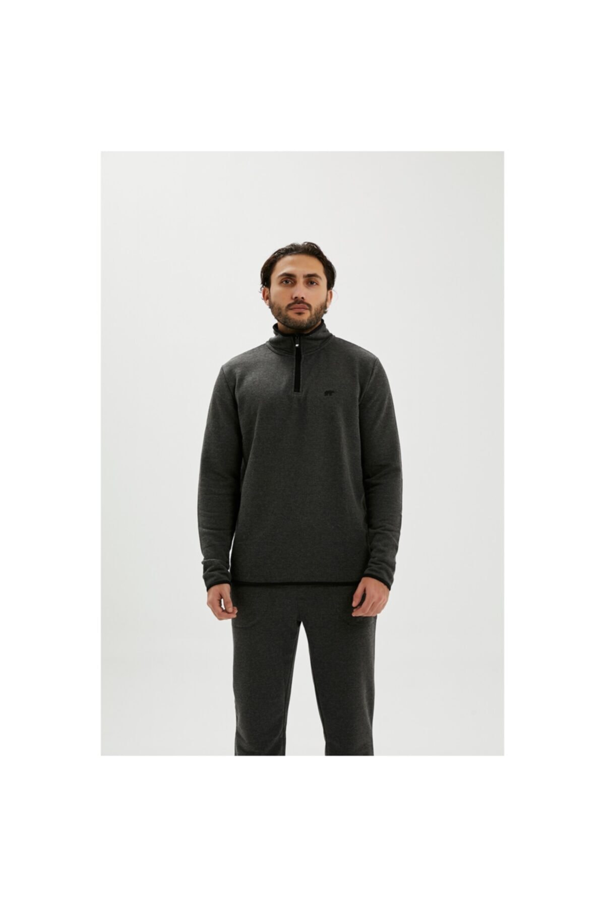 BAD BEAR ERKEK SWEATSHIRT BACKUP HALF-ZIP 21.02.12.029