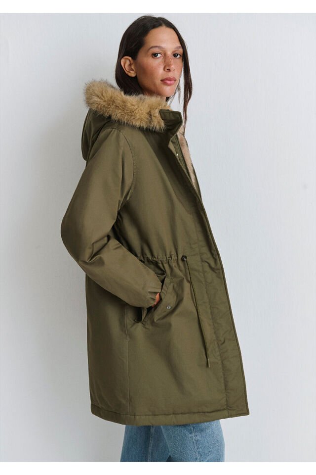 MAVİ KADIN KAPİŞONLU PARKA Ivy Green 1110786-71549
