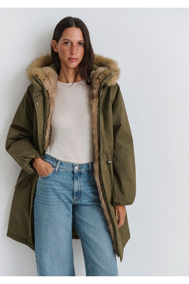 MAVİ KADIN KAPİŞONLU PARKA Ivy Green 1110786-71549