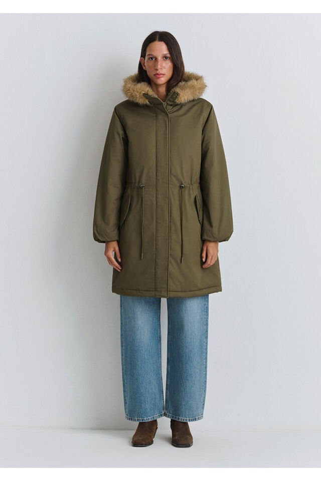 MAVİ KADIN KAPİŞONLU PARKA Ivy Green 1110786-71549