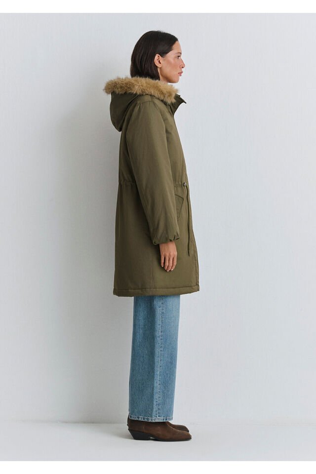 MAVİ KADIN KAPİŞONLU PARKA Ivy Green 1110786-71549