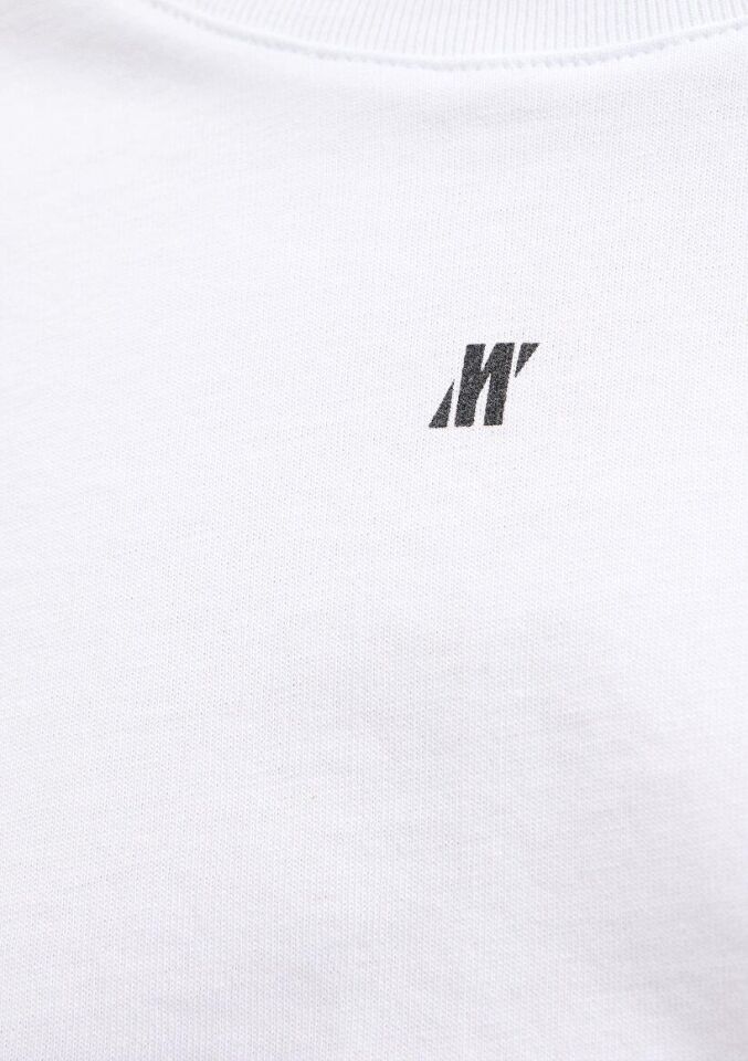 MAVİ KADIN M BASKILI CROP Beyaz 1611597-620