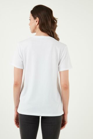 FASHION FRIENDS KADIN BASKILI T-SHİRT 24Y0714K1