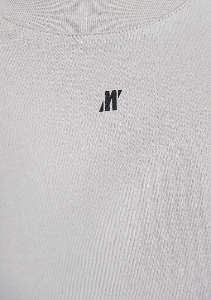 MAVİ KADIN M BASKILI CROP Buz Gri 1611597-70079