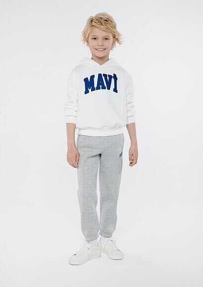 MAVİ ÇOCUK MAVİ BASKILI KAPÜŞONLU SWEATSHIRT Kırık 6610110-70057