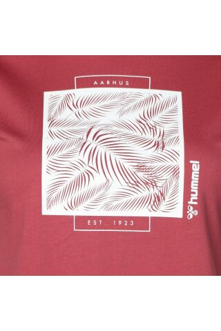 HUMMEL KADIN TİŞÖRT ELISE T-SHIRT 911651 VİŞNE ÇÜRÜĞÜ - XL