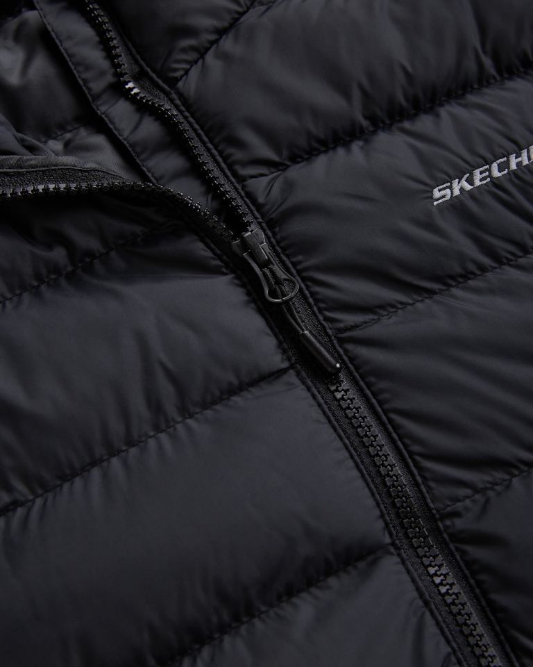 SKECHERS KADIN ŞİŞME MONT W OUTERWEAR POP UP DETAİLED PADDED JACKET S231240-001