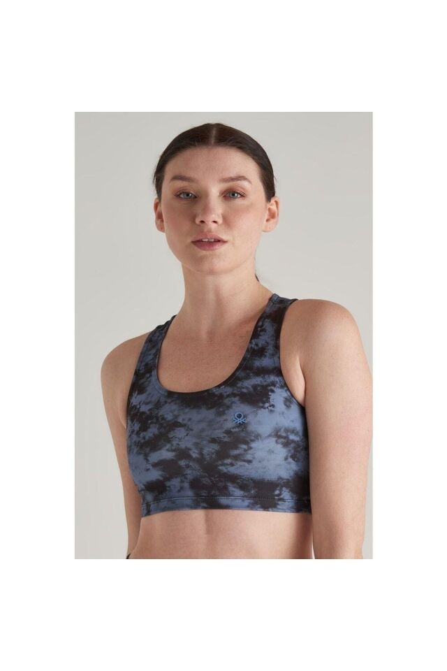 BENETTON KADIN ACTİVE ÜST BNT-W232 TOP LACİVERT - XL
