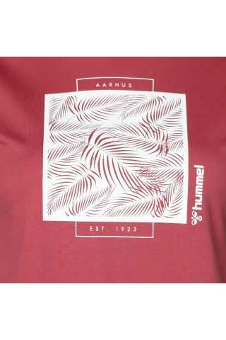 HUMMEL KADIN TİŞÖRT ELISE T-SHIRT 911651 VİŞNE ÇÜRÜĞÜ - L