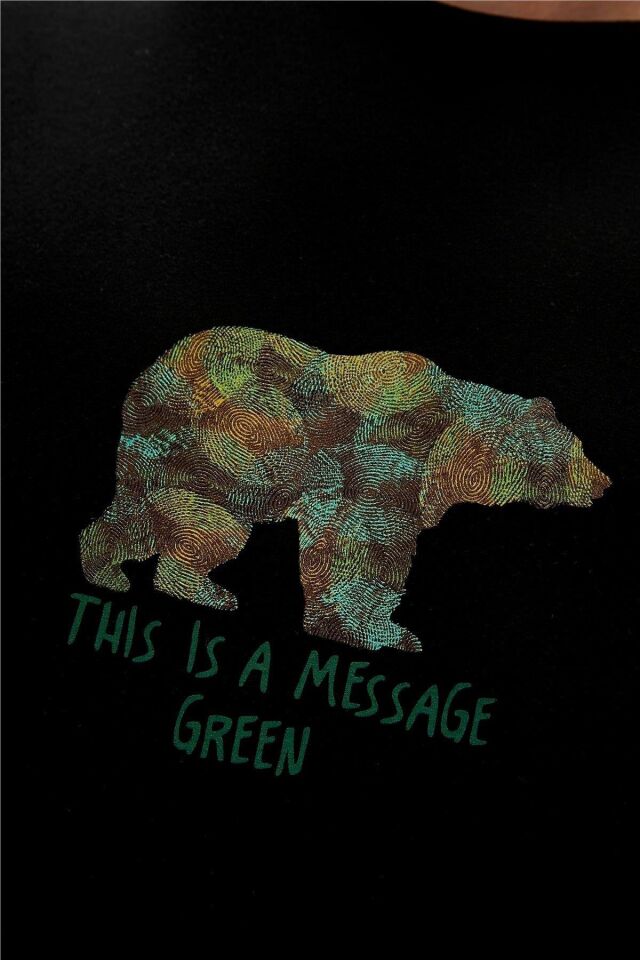 BAD BEAR ERKEK RE-FINGER T-SHIRT 23.01.07.007