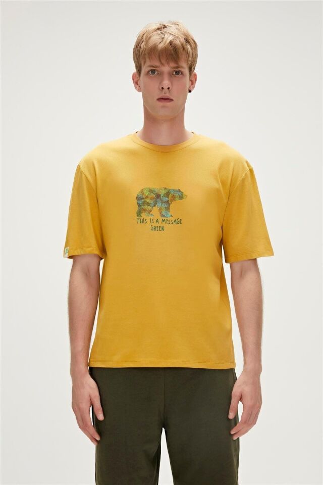 BAD BEAR ERKEK RE-FINGER T-SHIRT 23.01.07.007