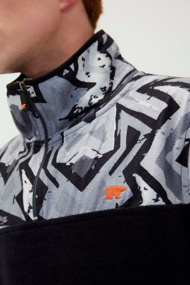 BAD BEAR ERKEK MIRAGE HALF-ZIP POLAR SWEATSHIRT 21.02.21.007