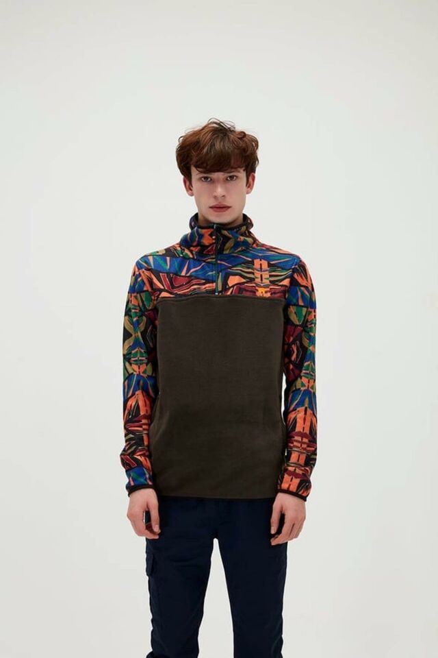 BAD BEAR ERKEK MIRAGE HALF-ZIP POLAR SWEATSHIRT 21.02.21.007