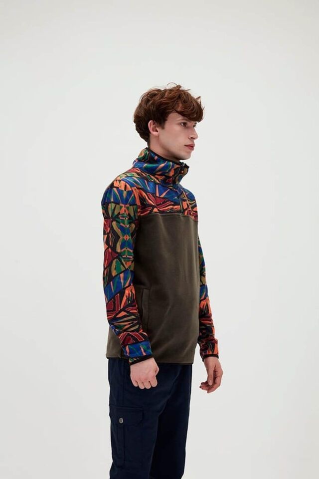 BAD BEAR ERKEK MIRAGE HALF-ZIP POLAR SWEATSHIRT 21.02.21.007