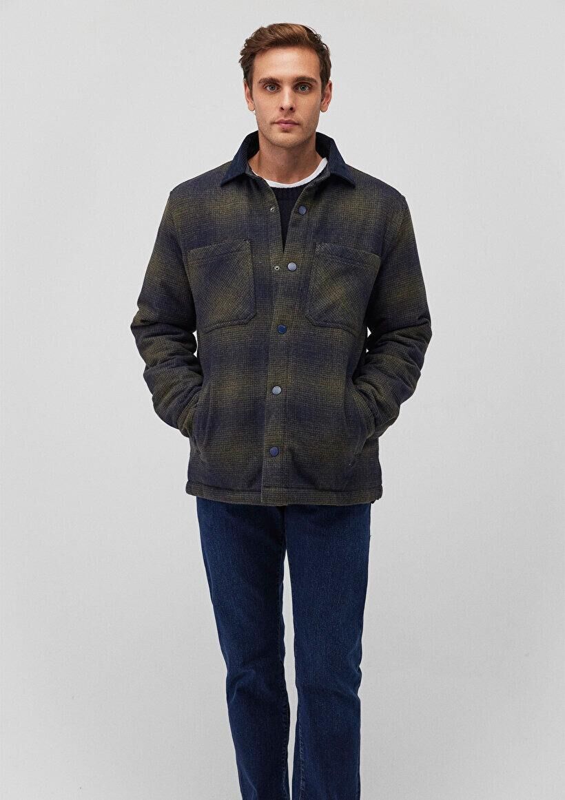 MAVİ ERKEK KARELİ SHACKET Haki Kareli 0110515-88239