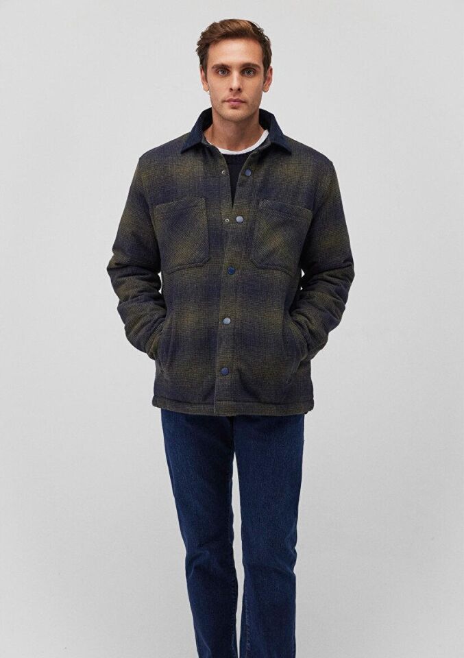 MAVİ ERKEK KARELİ SHACKET Haki Kareli 0110515-88239