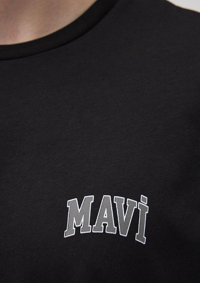 MAVİ ERKEK MAVİ LOGO TİŞÖRT Siyah 0611714-900