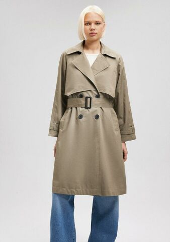 MAVİ KADIN TRENCHCOAT Soluk Haki 110703-71818