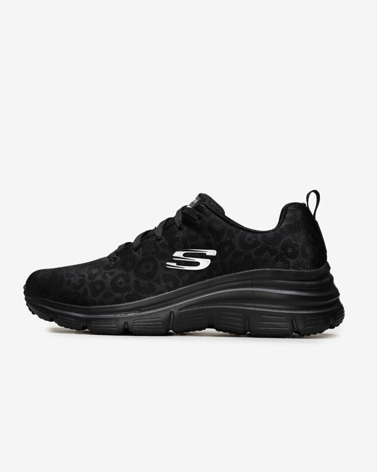 SKECHERS KADIN SİYAH FASHİON FİT SPOR AYAKKABI 88888179 BBK