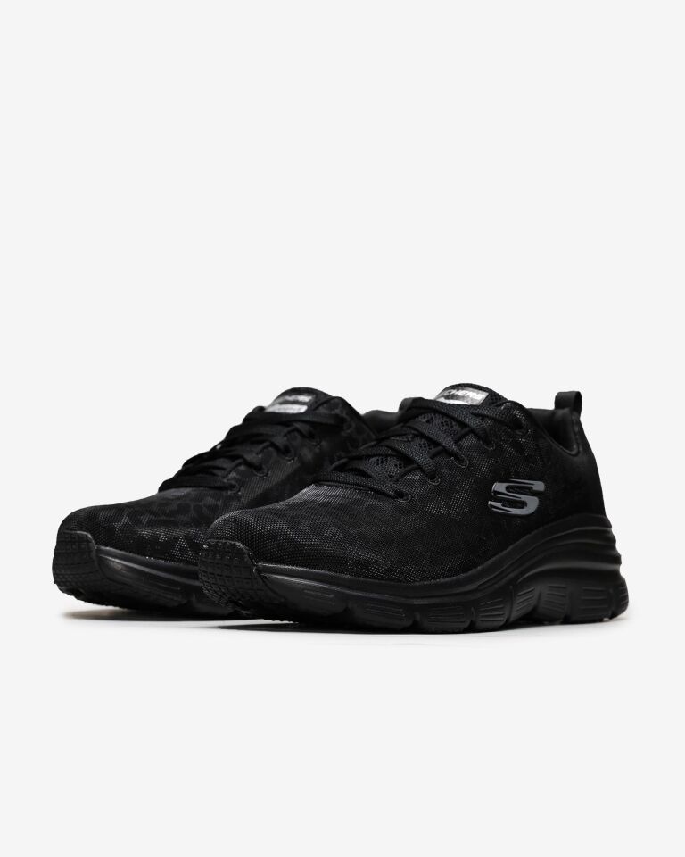 SKECHERS KADIN SİYAH FASHİON FİT SPOR AYAKKABI 88888179 BBK