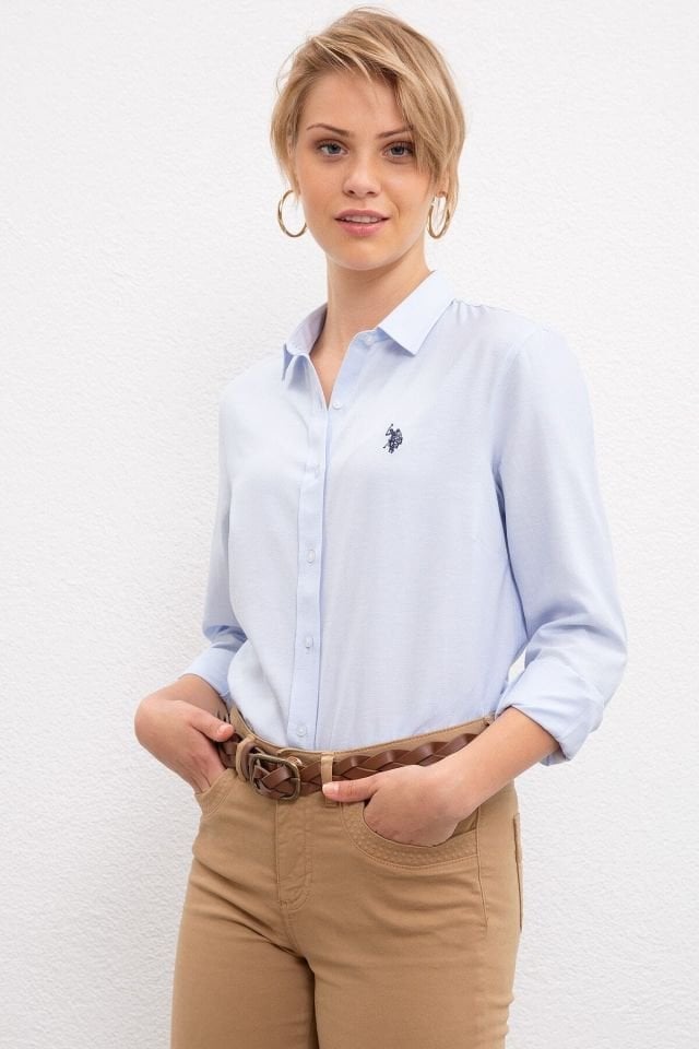 U.S. POLO ASSN. BAYAN DOKUMA GOMLEK G082GL004-000-1678732