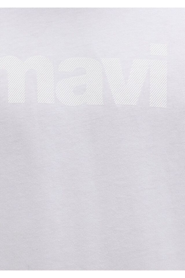 MAVİ ERKEK MAVİ LOGO TİŞÖRT Beyaz 0611807-620
