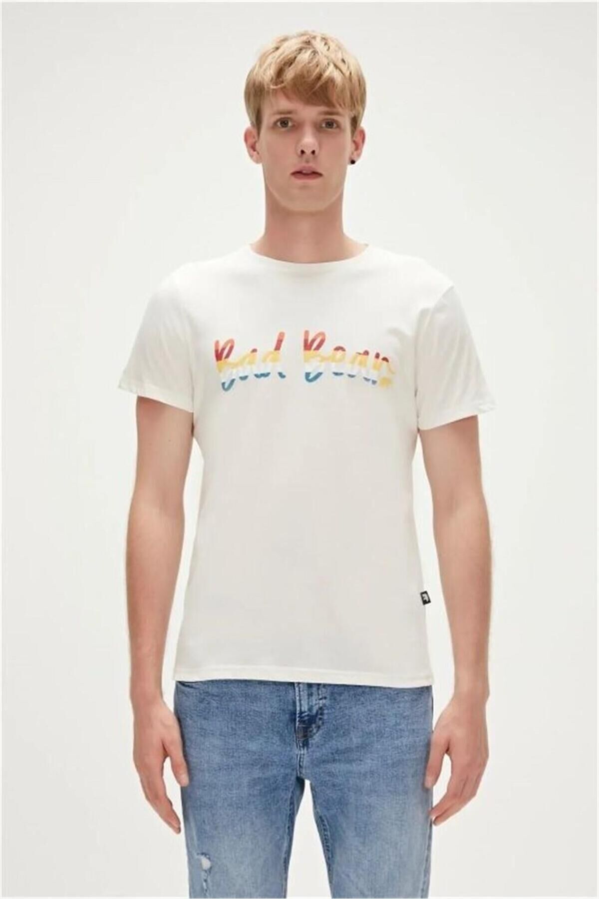 BAD BEAR ERKEK MANUSCRIPT T-SHIRT 23.01.07.008