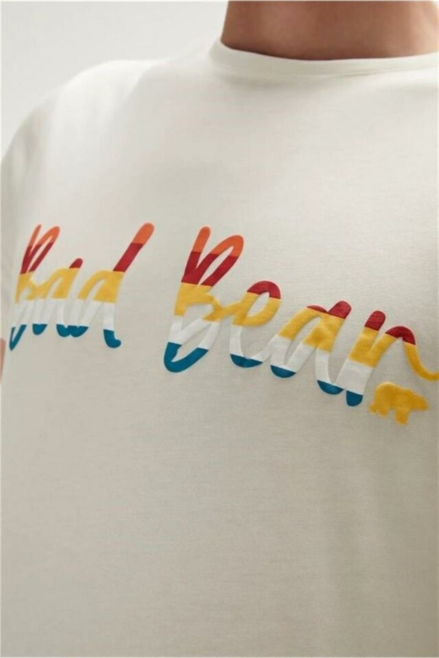 BAD BEAR ERKEK MANUSCRIPT T-SHIRT 23.01.07.008