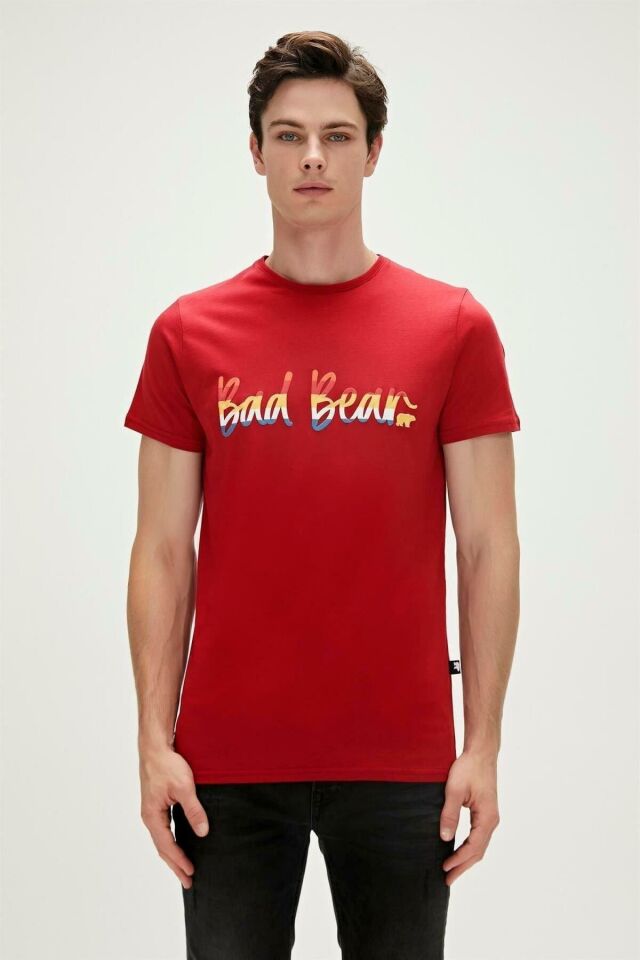 BAD BEAR ERKEK MANUSCRIPT T-SHIRT 23.01.07.008
