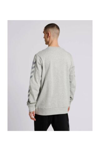 HUMMEL UNISEX SWEATSHIRT LEGACY CHEVRON SWEATSHIRT 212572 GREY MELANGE - S