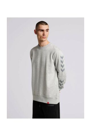 HUMMEL UNISEX SWEATSHIRT LEGACY CHEVRON SWEATSHIRT 212572 GREY MELANGE - S