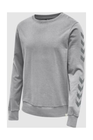 HUMMEL UNISEX SWEATSHIRT LEGACY CHEVRON SWEATSHIRT 212572 GREY MELANGE - S