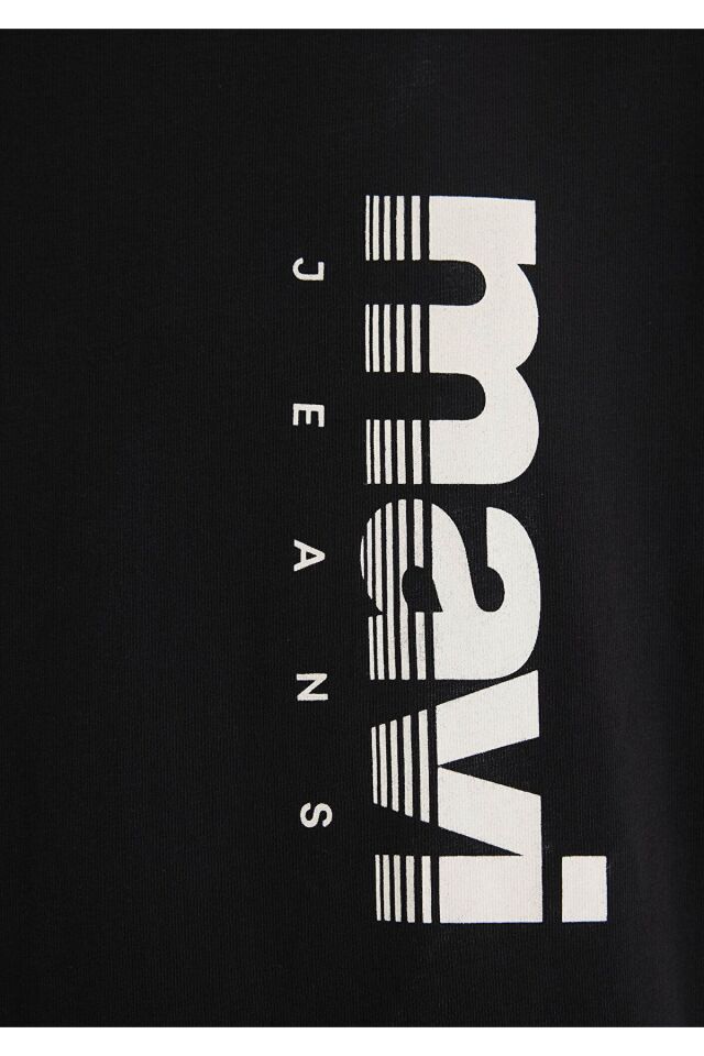 MAVİ ERKEK MAVİ JEANS BASKILI TİŞÖRT Siyah 0611745-900