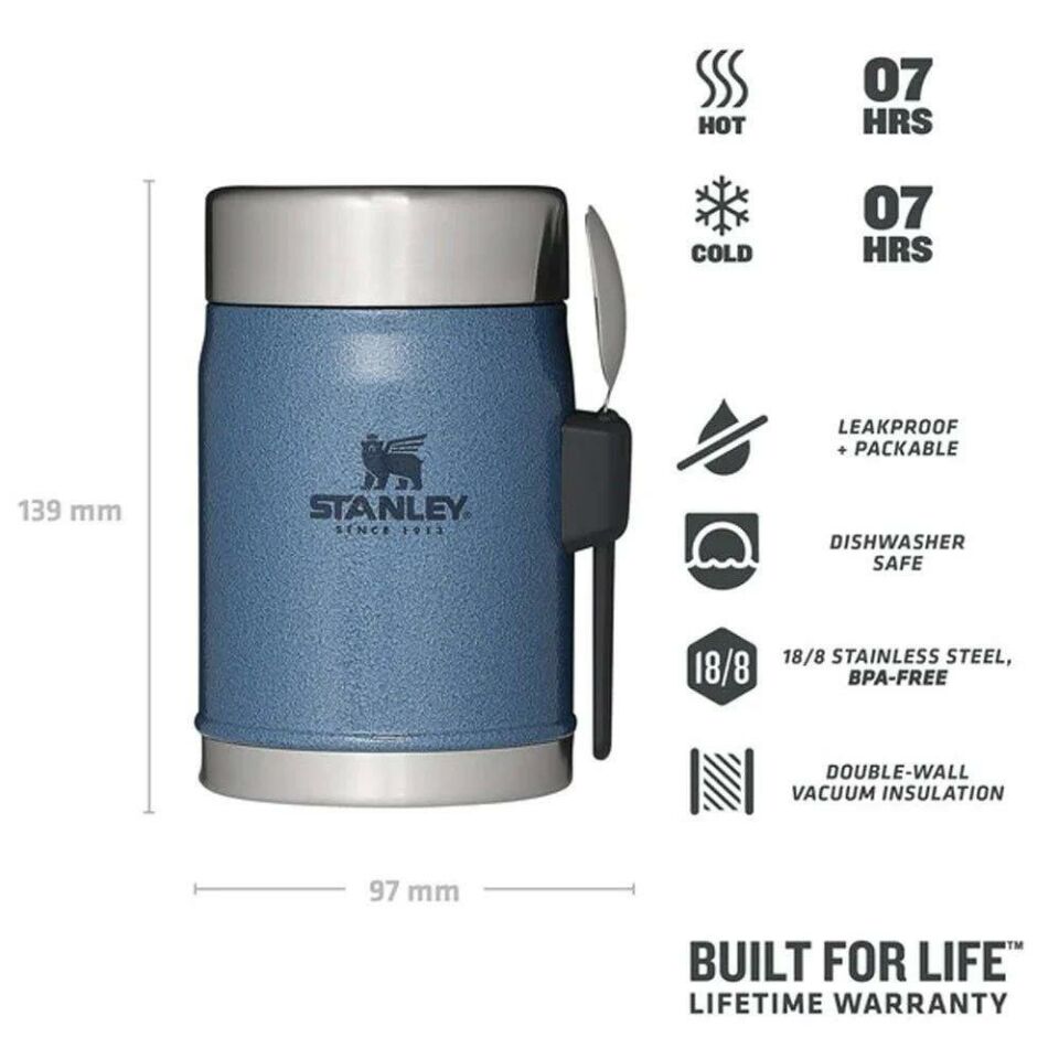 STAN 14OZ CLASSIC VAC FJ H LAKE EU-1 PASLANMAZ ÇELİK YEMEK TERMOSU 10-09382-081