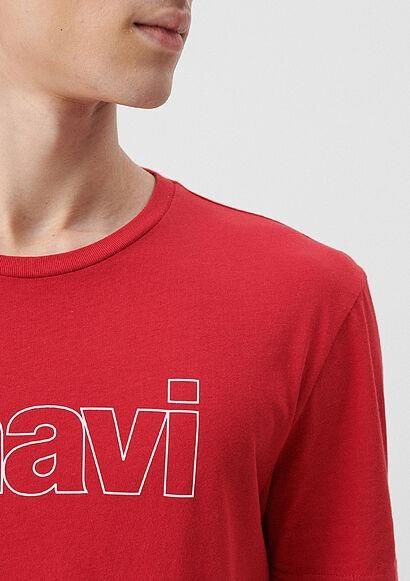MAVİ ERKEK MAVİ LOGO TİŞÖRT Canlı Kırmızı 065781-34535