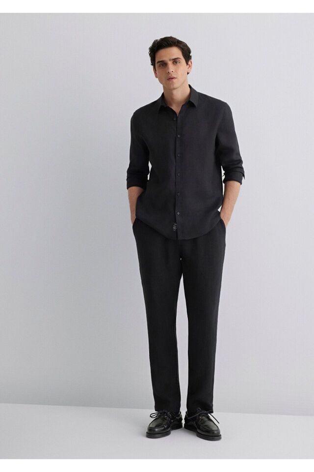 MAVİ ERKEK PANTOLON SİYAH 0010358-900