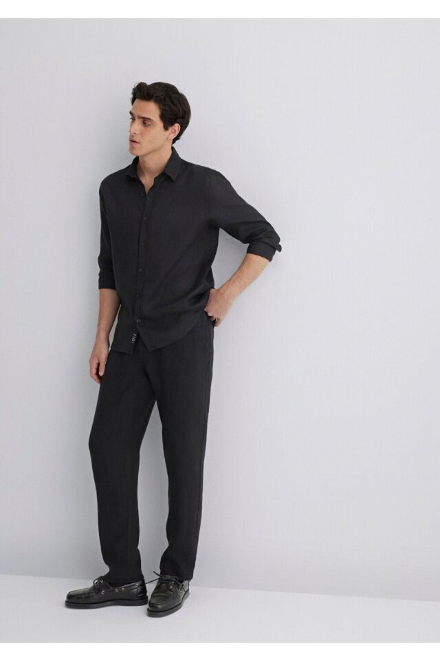 MAVİ ERKEK PANTOLON SİYAH 0010358-900