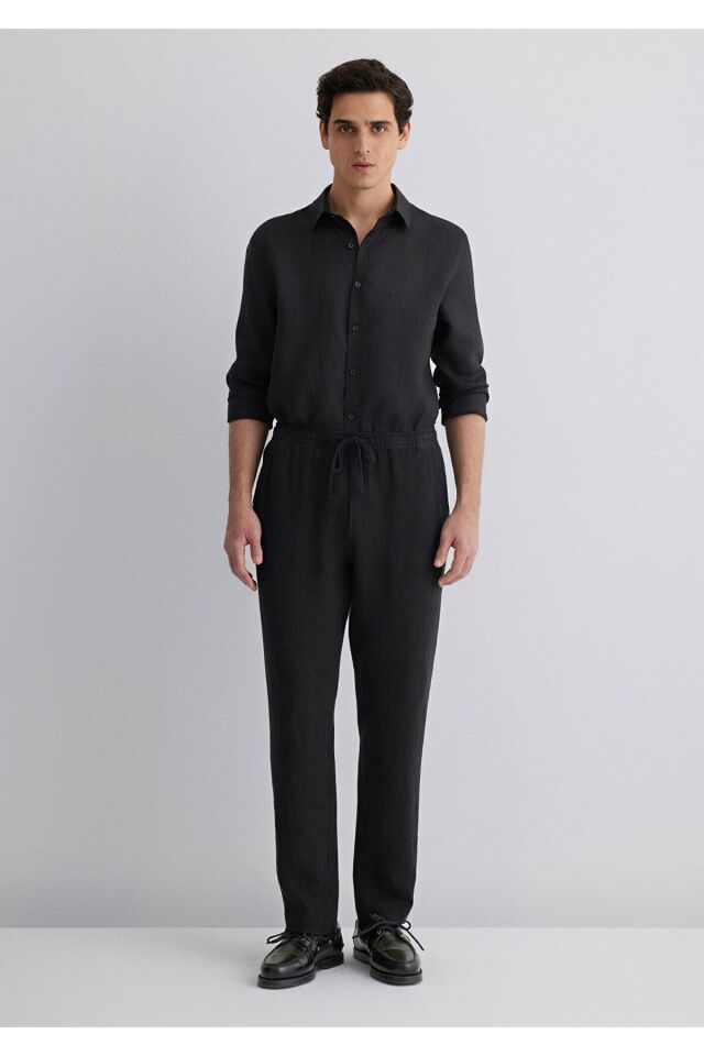 MAVİ ERKEK PANTOLON SİYAH 0010358-900