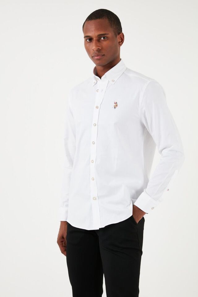 U.S. POLO ASSN. ERKEK DOKUMA GOMLEK G081SZ004-0-1829891