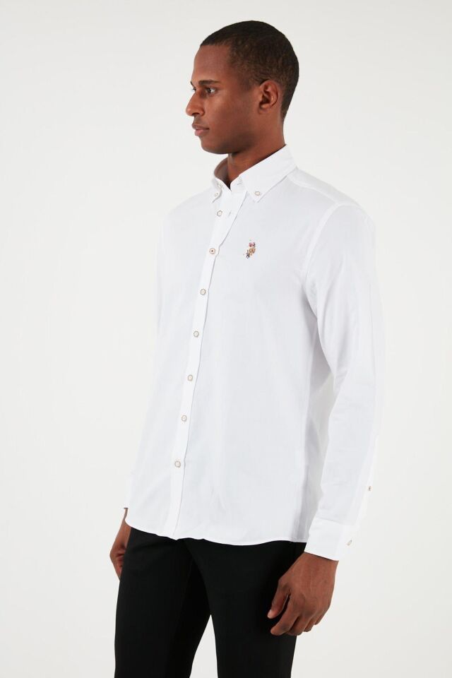 U.S. POLO ASSN. ERKEK DOKUMA GOMLEK G081SZ004-0-1829891