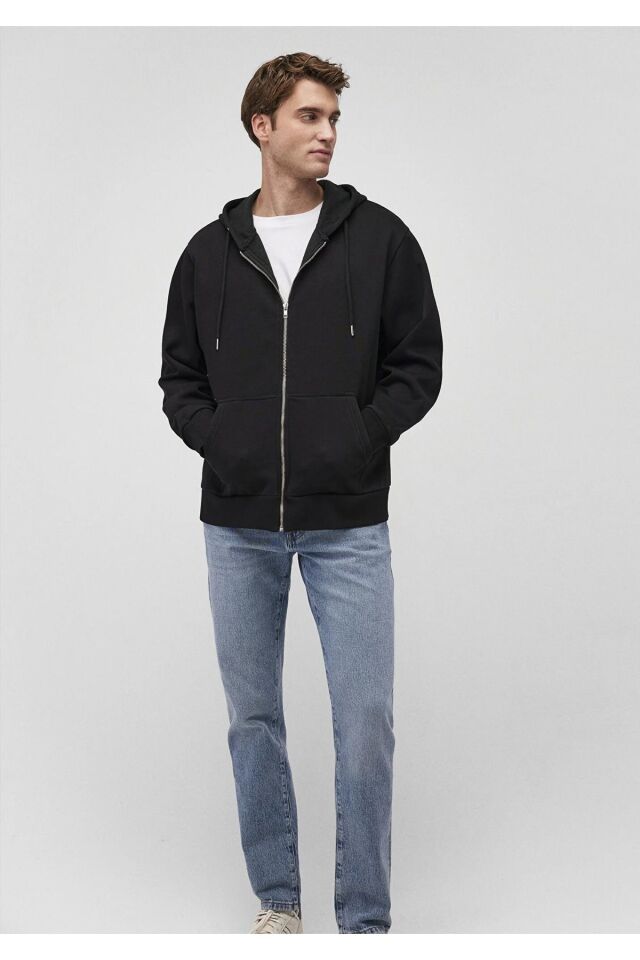 MAVİ ERKEK KAPÜŞONLU SWEATSHIRT  Siyah 0S10277-900