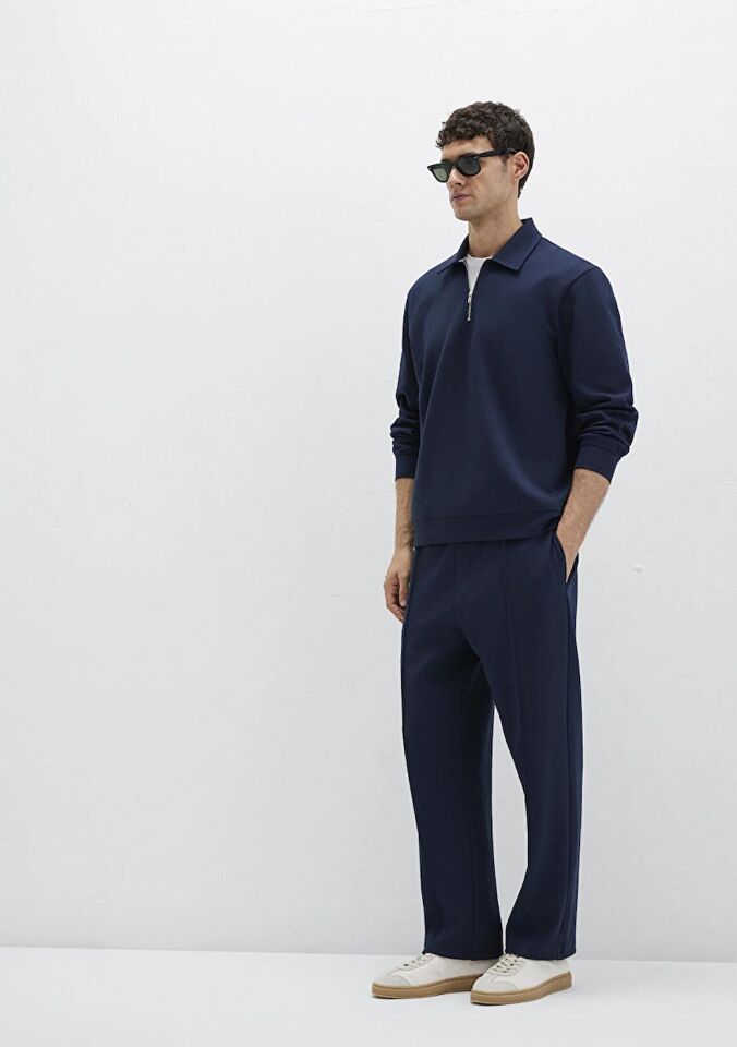 MAVİ ERKEK ÖRME PANTOLON Safir Lacivert 0010490-80872