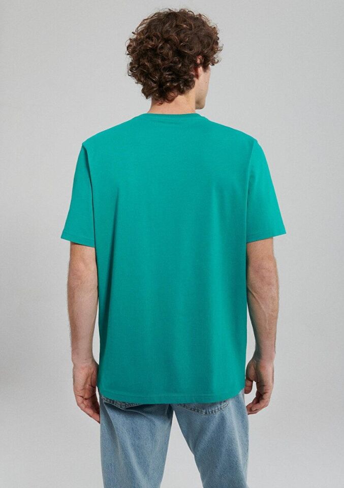 MAVİ ERKEK MAVİ LOGO TİŞÖRT Turkuaz Mavisi 066842-71825