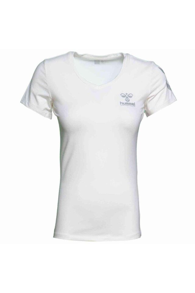HUMMEL KADIN KISA KOL T-SHIRT HMLSONY T-SHIRT S/S 911362 OFF WHITE - L