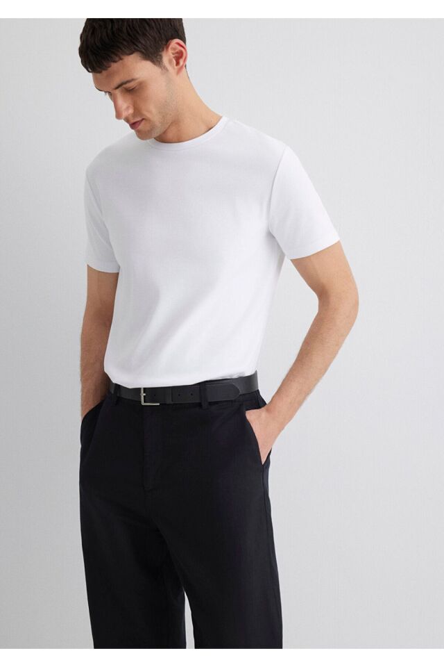 MAVİ ERKEK KISA KOL TİŞÖRT Beyaz 0612324-620