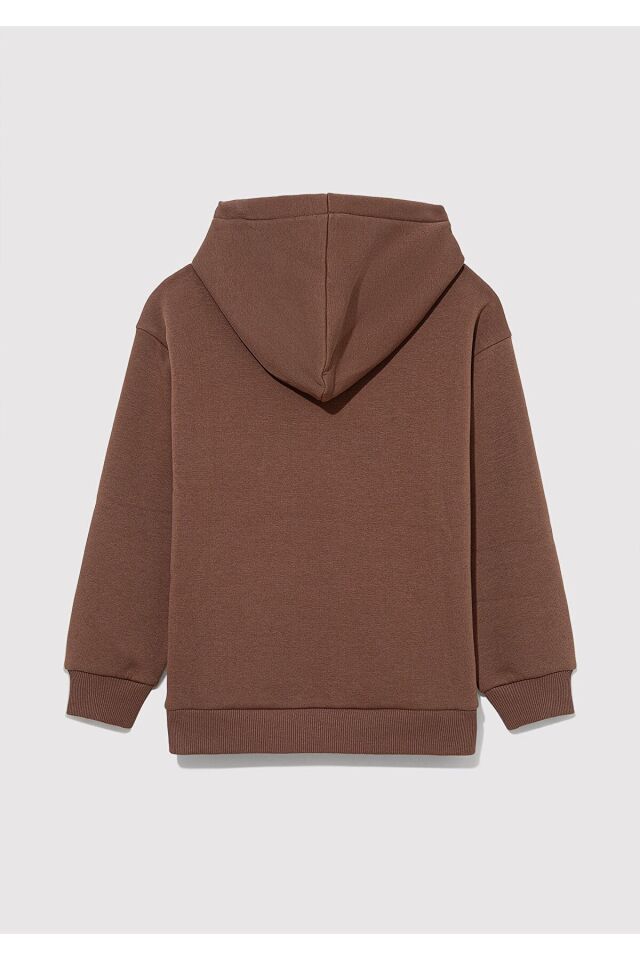 MAVİ ÇOCUK MAVİ LOGO BASKILI KAPÜŞONLU SWEATSHIRT P 6S10053-70243