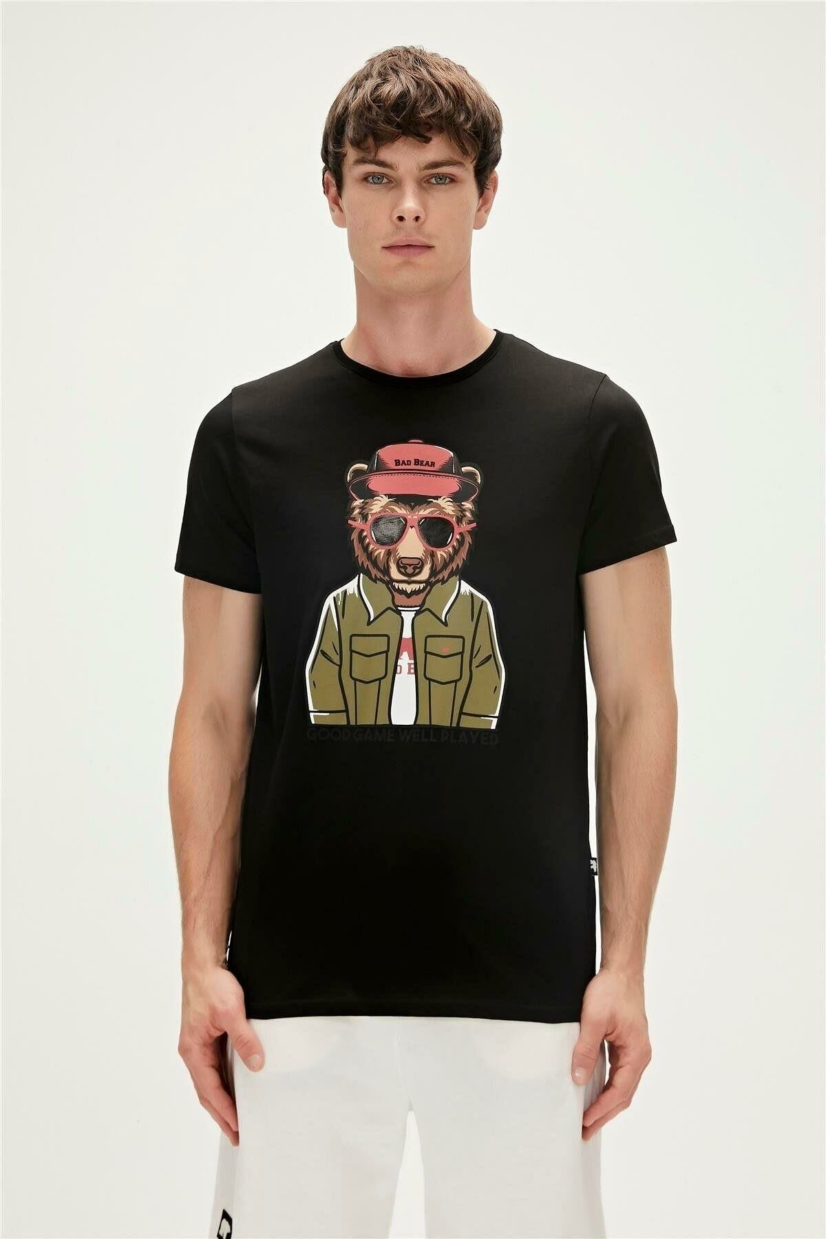 BAD BEAR ERKEK GOOD GAME  T-SHIRT 23.01.07.009